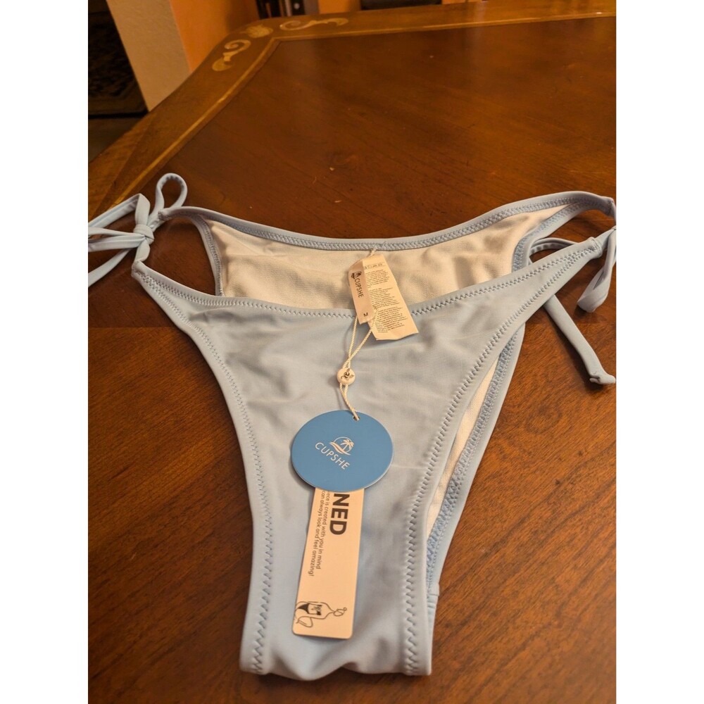 Cupshe Bikini Bottom Blue  M